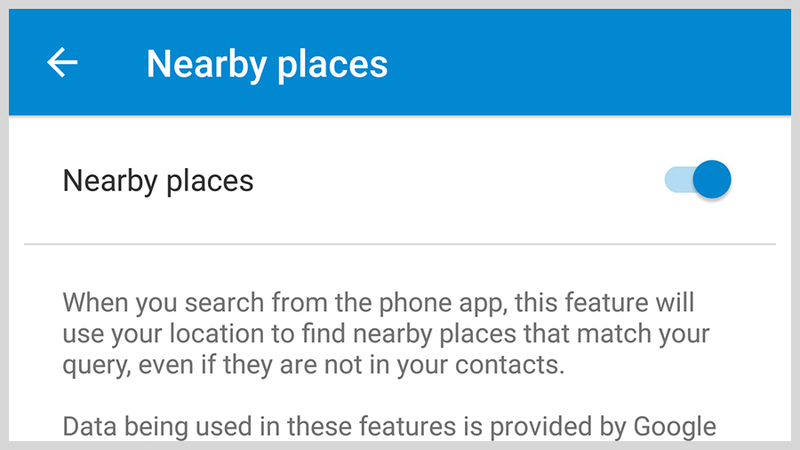 Illustration for article titled Use Android's Dialler App to Search for Nearby Places